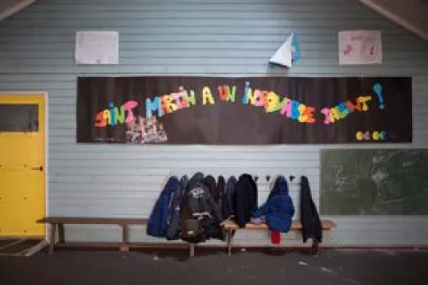 Portes manteaux école saint martin