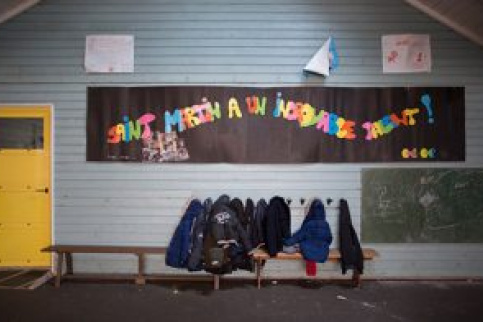 Portes manteaux école saint martin