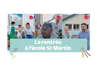 La rentrée à l’école St Martin
