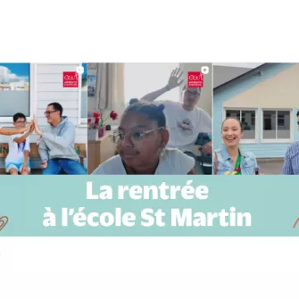 La rentrée à l’école St Martin